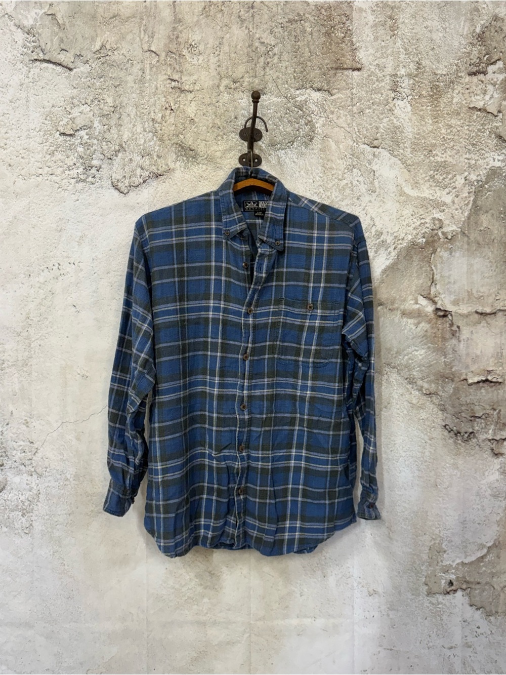 Blue Plaid Button-Down Shirt - Women's Lightweight Button Up